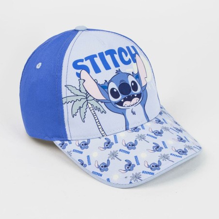 Cappellino per Bambini Stitch Azzurro (53 cm)