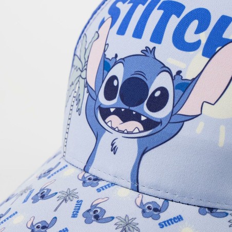 Cappellino per Bambini Stitch Azzurro (53 cm)
