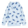 Felpa con Cappuccio da Bambina Stitch Azzurro Chiaro