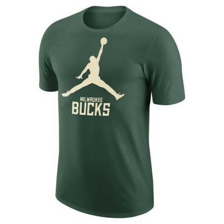 Maglia a Maniche Corte Uomo Nike MIL M NK ES NBA SS TEE FD1474 323 Verde
