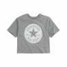 Maglia a Maniche Corte per Bambini Converse SIG CHUCK PATCH BOXY TEE Grigio