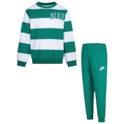 Set di Indumenti Nike N NSW CLUB SNL STRIPE CREW 86M256 Verde