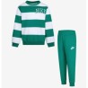 Set di Indumenti Nike N NSW CLUB SNL STRIPE CREW 86M256 Verde