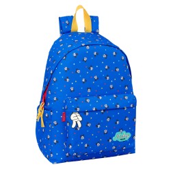 Zaino Scuola Mickey Mouse Clubhouse Good day Azzurro 31 x 43 x 13 cm
