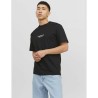 Maglia a Maniche Corte Uomo Jack & Jones JORVESTERBRO TEE SS 12240121 Nero
