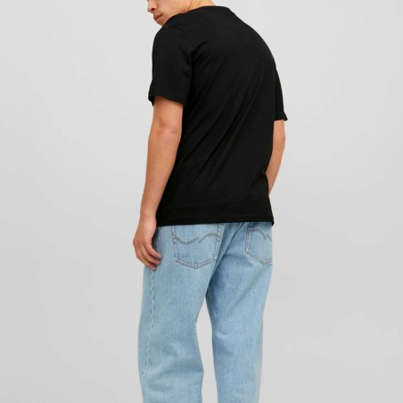 Maglia a Maniche Corte Uomo Jack & Jones JORVESTERBRO TEE SS 12240121 Nero
