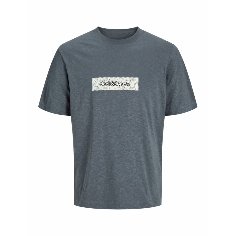 Maglia a Maniche Corte Uomo Jack & Jones JORSPLIT AOP BRANDING TEE 12272993 Grigio Maglia a Maniche Corte Uomo Jack & Jones JORSPLIT AOP BRANDING TEE 12272993 Grigio