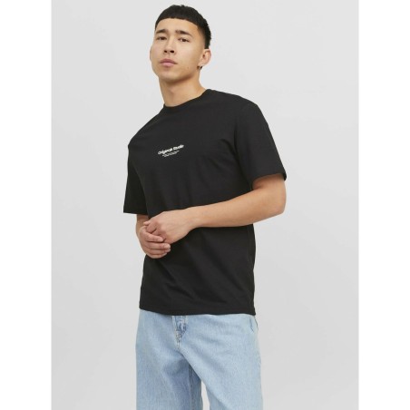 Maglia a Maniche Corte Uomo Jack & Jones JORVESTERBRO TEE SS 12240121 Nero