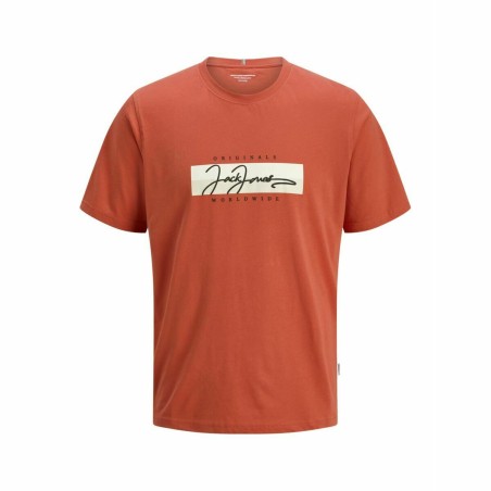 Maglia a Maniche Corte Uomo Jack & Jones JORFREDERIKSBERG BOX 12278266 Arancio