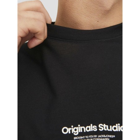 Maglia a Maniche Corte Uomo Jack & Jones JORVESTERBRO TEE SS 12240121 Nero