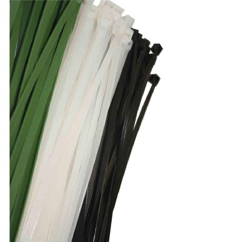 Fascette in Nylon EDM 48300 Bianco Naturale 380 x 4,8 mm 300 x 4,8 mm (100 Unità) Fascette in Nylon EDM 48300 Bianco Naturale 380 x 4,8 mm 300 x 4,8 mm (100 Unità)