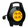 Avvolgicavo TM Electron 3 x 1,5 mm 10 m 4 Prese