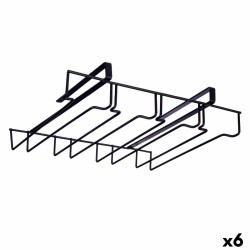 Supporto per Calici Kinvara W3925B-P PDQ Ferro 36 x 7,5 x 26 cm (6 Unità)