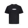Maglia a Maniche Corte Uomo Jack & Jones JCOPACER BRANDING PRINT 12273880 Nero