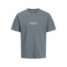 Maglia a Maniche Corte Uomo Jack & Jones JORVESTERBRO TEE SS 12240121 Grigio