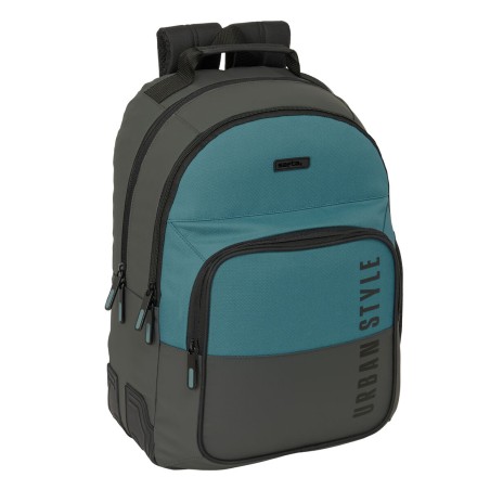 Zaino Scuola Safta Urban style Azzurro Grigio 32 x 42 x 15 cm