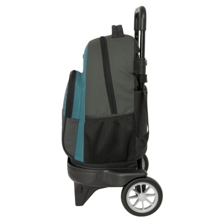 Trolley per la Scuola Safta Urban style Azzurro Grigio 33 x 45 x 22 cm