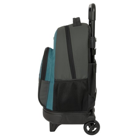 Trolley per la Scuola Safta Urban style Azzurro Grigio 33 x 45 x 22 cm