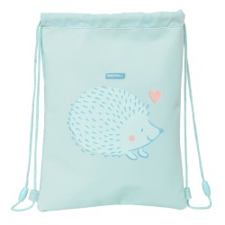 Zainetto con Cordini Safta Erizo Turchese (26 x 34 x 1 cm)