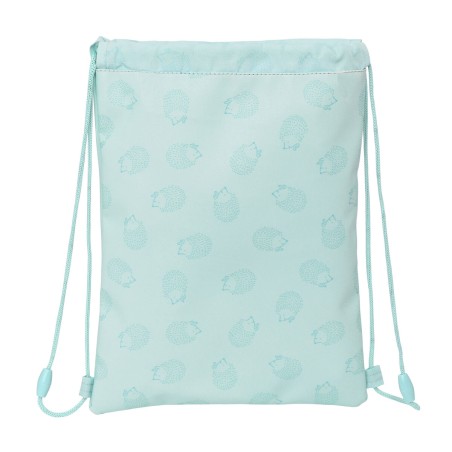 Zainetto con Cordini Safta Erizo Turchese (26 x 34 x 1 cm)