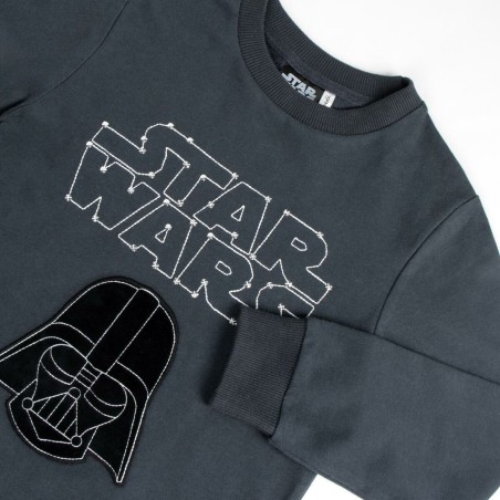Felpa senza Cappuccio Bambino Star Wars Grigio scuro