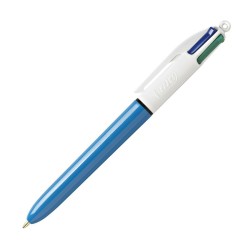 Penna Bic Original Azzurro Multicolore 4 colori Ricaricabile