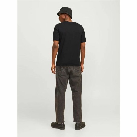 Maglia a Maniche Corte Uomo Jack & Jones skull Rock Crew Nero