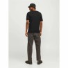 Maglia a Maniche Corte Uomo Jack & Jones skull Rock Crew Nero