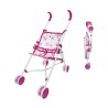 Carrozzina per Bambole Reig Pieghevole Rosa 25,5 x 41,5 x 55,5 cm