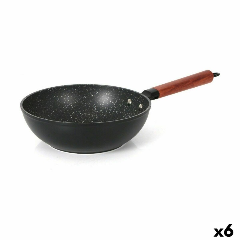 Padella Wok Quttin Doha Alluminio Forgiato 50 x 28 x 9 cm (6 Unità) Padella Wok Quttin Doha Alluminio Forgiato 50 x 28 x 9 cm (6 Unità)