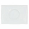 Piatto da pranzo Inde Gourmet Porcellana Bianco 29,5 x 22 x 3 cm (6 Unità)