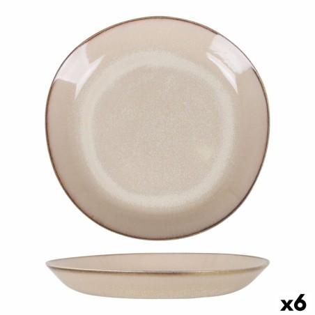Piatto Fondo Duomo Beige Ø 23 cm (6 Unità)