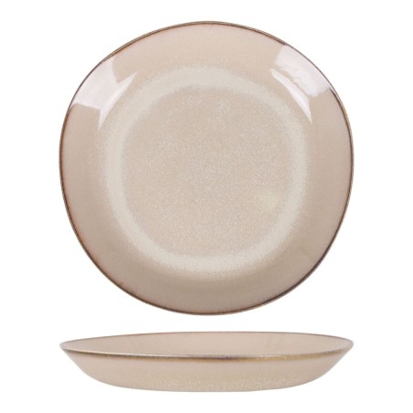 Piatto Fondo Duomo Beige Ø 23 cm (6 Unità)