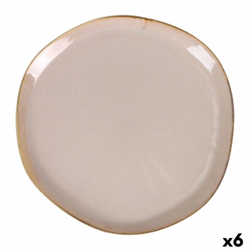 Piatto da pranzo Duomo Beige Ø 28 cm (6 Unità) Piatto da pranzo Duomo Beige Ø 28 cm (6 Unità)