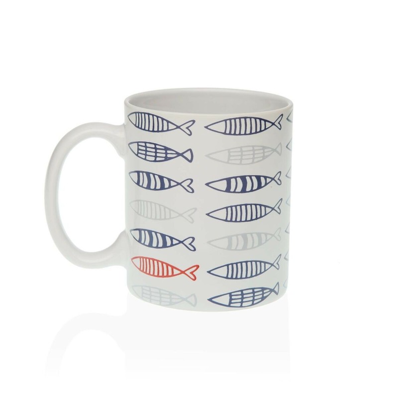 Tazza Mug Versa Fish Porcellana Gres Tazza Mug Versa Fish Porcellana Gres