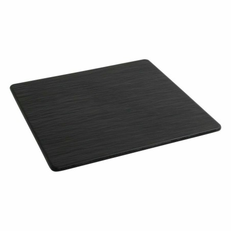 Piatto da pranzo Inde Africa Nero Melammina Quadrato 35 x 35 x 0,7 cm (6 Unità)