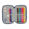 Necessaire F.C. Barcelona Blu Marino 12.5 x 19.5 x 4 cm 29 Pezzi