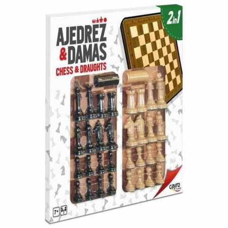 Tavoliere da Ludo, Scacchi e Dama Cayro Legno Plastica