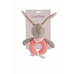 Peluche con Sonagli Coniglio Rosa