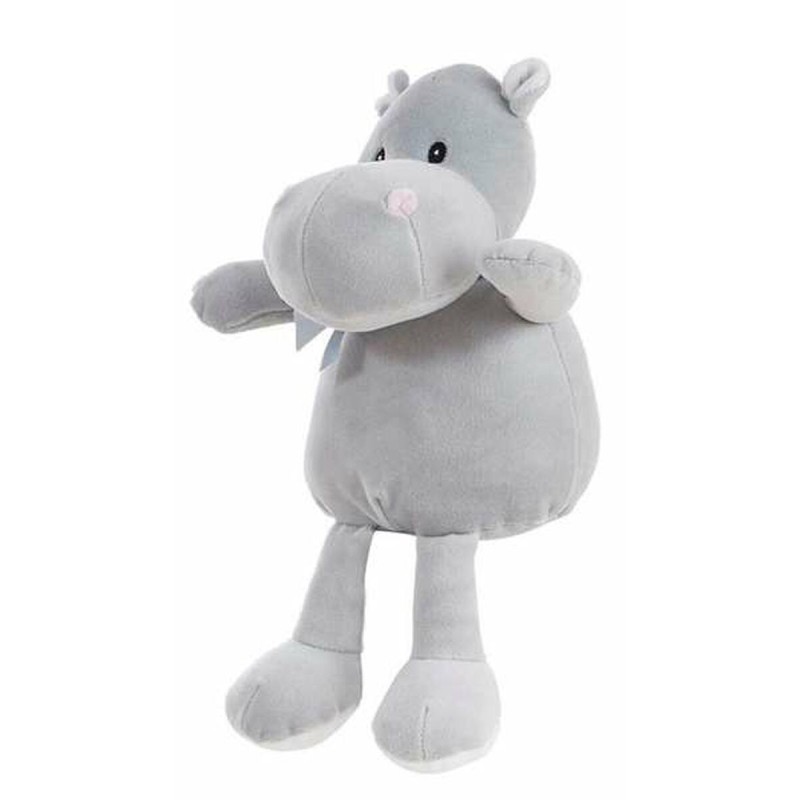 Peluche Grigio Soffice Ippopotamo 30 cm Peluche Grigio Soffice Ippopotamo 30 cm
