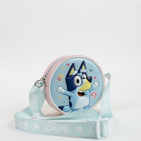 Borsa a Tracolla 3D Bluey Azzurro 13 x 13 x 4 cm