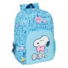 Zaino Scuola Snoopy Love Azzurro 30 x 46 x 14 cm
