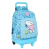 Zaino Scuola Snoopy Love Azzurro 33 x 45 x 22 cm