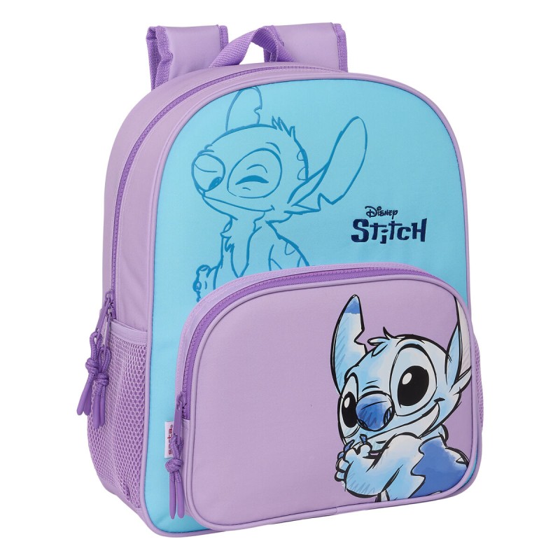 Zaino Scuola Lilo & Stitch Sweet Azzurro Lilla 32 x 38 x 12 cm Zaino Scuola Lilo & Stitch Sweet Azzurro Lilla 32 x 38 x 12 cm