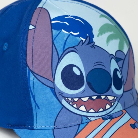 Cappellino per Bambini Stitch Azzurro (53 cm)