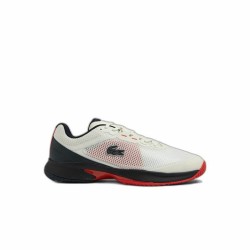 Scarpe da Tennis Casual Uomo Lacoste Tech Point Bianco Nero