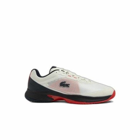 Scarpe da Tennis Casual Uomo Lacoste Tech Point Bianco Nero