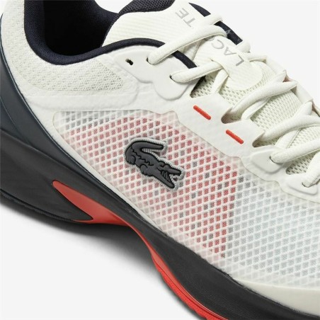 Scarpe da Tennis Casual Uomo Lacoste Tech Point Bianco Nero