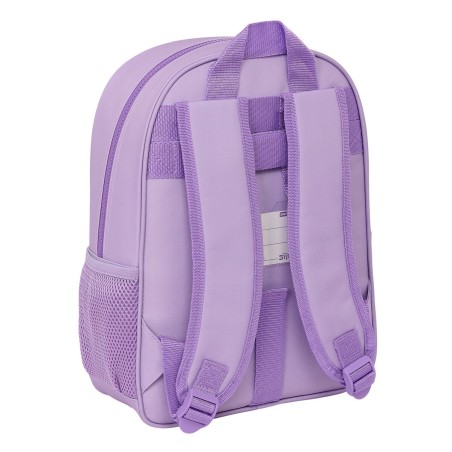 Zaino Scuola Stitch Sweet Azzurro Lilla 26 x 34 x 11 cm