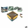 Porta pranzo Quttin Acciaio inossidabile 1,5 L 18 x 10 x 18 cm (6 Unità)